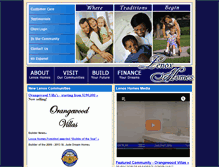 Tablet Screenshot of lenox-homes.com